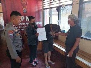 Anak Pukul Ayah Kandung, Bhabinkamtibmas Polsek Luwuk Memediasi