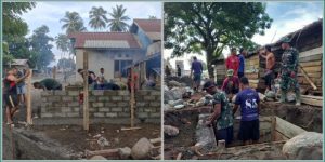 Satgas TMMD Reguler 116 Kodim 1308/LB, Bangun WC Umum  Untuk Masyarakat