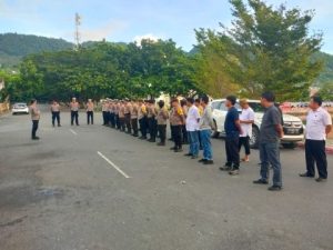 Polres Banggai Terjunkan 61 Personil, Kawal Keberangkatan Calon Jemaah Haji