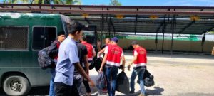 Polisi Kawal Pemindahan 18 Tahanan Dari Rutan Polres Banggai, Ke Lapas Kelas IIB Luwuk