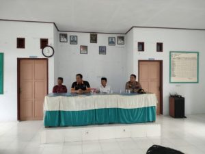 Kapolsek Bersama Forkopimcam Pagimana, Rakor Jelang Idul Adha 1444 H