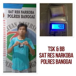 Polisi Amankan Pria yang Sembunyikan Narkotika Jenis Sabu, di Trotoar Jalan
