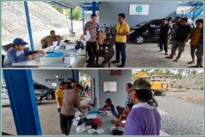 Polres Banggai Gelar Penyuluhan Narkoba dan Tes Urine, di PT. TSU