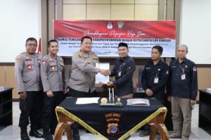 Jelang Pemilu 2024, Polres dan KPU Banggai Teken Kerja Sama