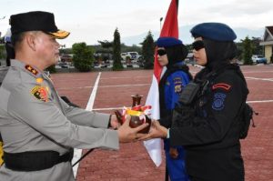Polda Sulteng, Gelar Apel Tradisi Pengambilan Air Suci Hari Bhayangkara ke-77 Tahun 2023