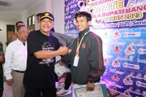 Wakapolres Banggai, Hadiri Pembukaan Kejuaraan Karate Terbuka Piala Bupati Banggai Tahun 2023
