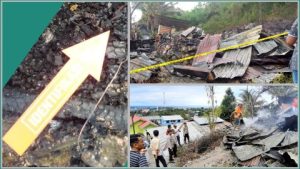 Satu Rumah Warga di Jalan Rajawali Terbakar, Polisi Olah TKP dan Ungkap Kronologi Kejadian
