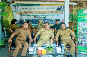 Asisten Tiga Banggai, Hadiri Secara Virtual Peluncuran Gerakan Pangan Murah di 342 Titik Seluruh Indonesia