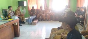 Kapolsek Lamala Bersama Forkopimcam, Mediasi Sengketa Tapal Batas Antar Desa