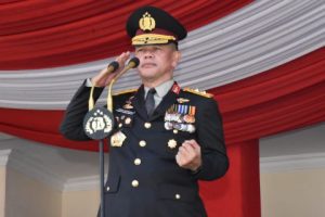 Kapolda Sulteng Pimpin Upacara Hari Bhayangkara Ke-77, di Kantor Gubernur