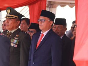 Bupati Morowali Utara, Hadiri Upacara Peringatan HUT Bhayangkara Ke-77
