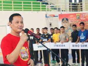 Wakapolda Sulteng Secara Resmi Buka Turnamen Futsal Antar Satker Kapolda Cup 2023