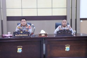 Kapolres Banggai Ikuti Vidcon Mabes Polri, Pembukaan Musrenbang 2023