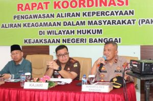 Wakapolres Banggai Ikuti Rakor Pakem, Guna Deteksi Keresahan Masyarakat