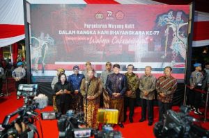 Gelar Wayang Kulit Lakon Wahyu Cakraningrat, Kapolri : Sinergisitas TNI, Polri, Rakyat Makin Kuat