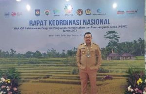 Bupati Banggai H. Amirudin, Hadiri RAKORNAS Kick Off P3PD di Jakarta