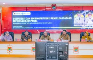 Sosialisasi Dan Bimtek Penyelenggaraan Informasi GEOSPASIAL, Dibuka Wabup Banggai