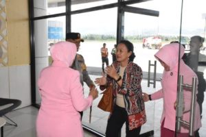 Istri Kapolri Tiba di Palu, Akan Resmikan TK dan SD Kemala Bhayangkari di Huntap Tondo