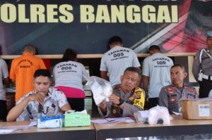 Tiga Bulan, Polres Banggai Tangkap 14 Orang Terlibat Kasus Narkoba