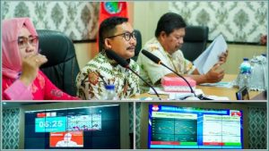 Bupati Amirudin Mengikuti Secara Virtual, Tahap Presentasi Dan Wawancara Kompetisi Inovasi Pelayanan Publik Tahun 2023