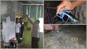 Polisi Olah TKP Kasus Penemuan Mayat Pria Gantung Diri, di Kintom Banggai