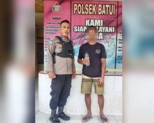 Polisi Amankan Pria Mabuk di Batui Yang Resahkan Warga