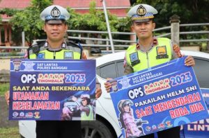 Hari Ke-7 Operasi Patuh Tinombala 2023, Polres Banggai Tegur Ratusan Pengendara