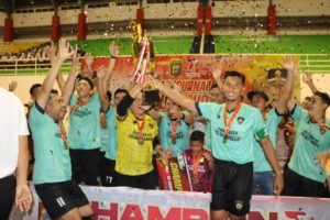 Tumbangkan Polresta Palu, Tim Futsal Polres Banggai Jadi Champion Kapolda Cup 2023