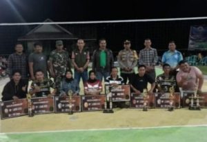 Turnamen Volley Ball Kapolsek Cup Hari Bhayangkara ke-77, Resmi Ditutup Asisten Pemerintahan dan Kesra Setdakab Touna