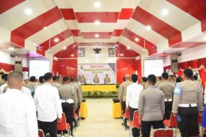 Kawal Tahapan Pemilu 2024, Bidpropam Polda Sulteng Gelar Rakernis