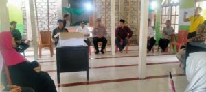 Kapolsek Lamala, Hadiri Pengamanan Pemilihan Imam Masjid At-Tauhid Sobol Baru Kecamatan Mantoh