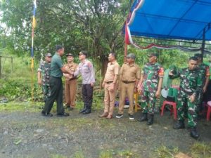 Peresmian Sarana Air Bersih TNI AD Manunggal Tahun 2023, Dihadiri Kapolsek Toili