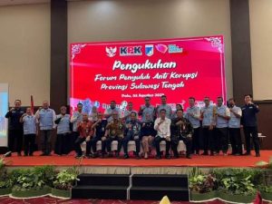 Kukuhkan Penyuluh Anti Korupsi (PAKSI) Sulawesi Tengah, Wagub Ma’mun Amir : Dorong Program Pencegahan Korupsi!