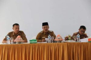 Wabup H. Djira, Pimpin Rapat Tim Percepatan Penurunan Stunting Pemda Kabupaten Morowali Utara Tahun 2023