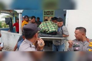 Polres Banggai, Datangi TKP Penemuan Mayat Pria di Luwuk Selatan