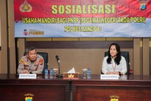 Wakapolres Pimpin Sosialisasi Usaha Mandiri, Bagi PPNP Polres Banggai