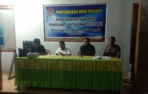 Kapolsek Lamala Pimpin Pengamanan PAW Kades Taugi, Amrilah Terpilih Dengan Suara Terbanyak