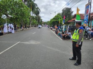 Polisi Amankan Karnaval Budaya Internasional Teluk Lalong Festival 2023