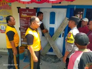 Gerak Cepat Polsek Pagimana, Berhasil Mediasi Penyegelan Kantor Desa Taloyon