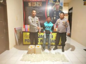 Polsek Pagimana Berhasil Amankan Puluhan Liter Cap Tikus