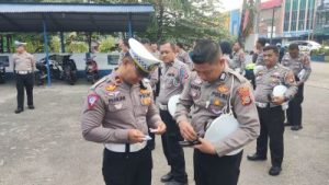 Tingkatkan Disiplin Anggota, Sat Lantas Polres Banggai Gelar Operasi Gaktibplin