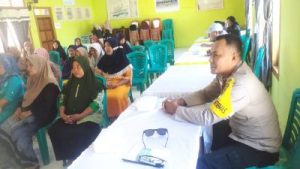 Bhabinkamtibmas Hadiri Survey Konsumsi Pangan Rumah Tangga di Nambo