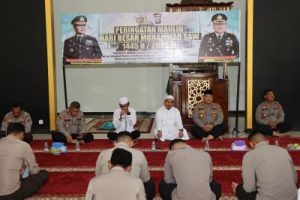 Peringatan Maulid Nabi Muhammad SAW 1445 H, Polres Banggai Usung Tema Teladani Akhlak Rasulullah