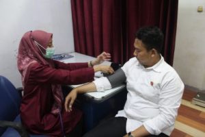 HUT Humas Polri Ke-72, Bidhumas Polda Sulteng Gelar Donor Darah