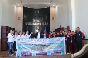 Bupati Morut, Lepas Kontingen Porseni untuk bertanding di Jakarta