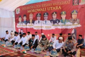 Sholawat Dan Doa Bersama Masyarakat, Dalam Rangkaian HUT Kabupaten Morut Ke-10