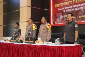 Amankan Tahapan Pemilu, Polres Banggai Gelar Lat Pra OMB 2023-2024