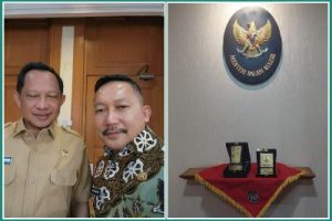 Bupati Amirudin Berhasil Mengkoordinasikan Upaya Evaluasi APBD Perubahan Dengan Mendagri