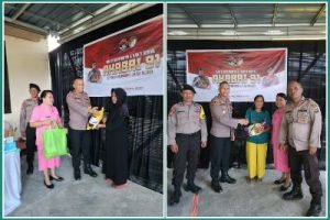 Ikut Memeriahkan HUT Akabri-91, Polsek Balantak Gelar Bakkes dan Baksos