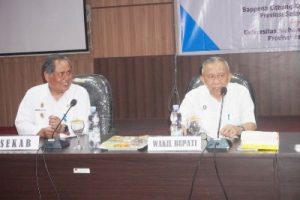Wabup Banggai Hadiri Seminar Draft Akhir, Kajian Pelimpahan Kewenangan Pemda Ke Pemerintah Kecamatan